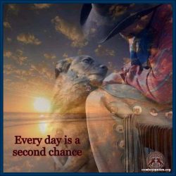 Every day is a second chance