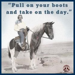 Pull on your boots and take on the day