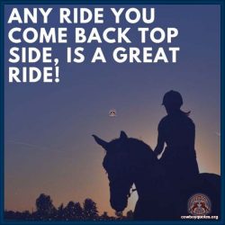 Any ride you come back top side, is a great ride.