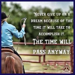 Never give up on a dream because of the time it will take to accomplish it. The time will pass anyway.